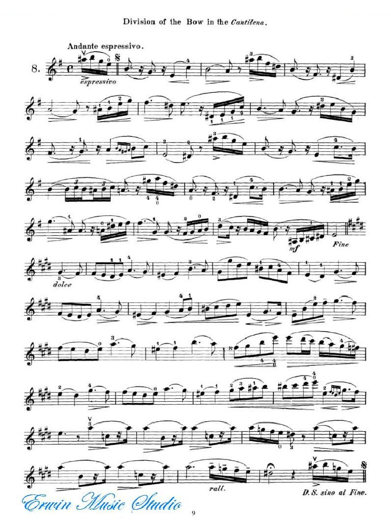 马扎斯-75首渐进式旋律练习 书1-30首专门练习 01-20 提琴谱