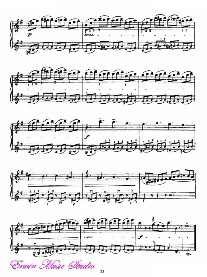 麦亚班克小提琴演奏法第三部分-第四和第五把位的位置2 提琴谱