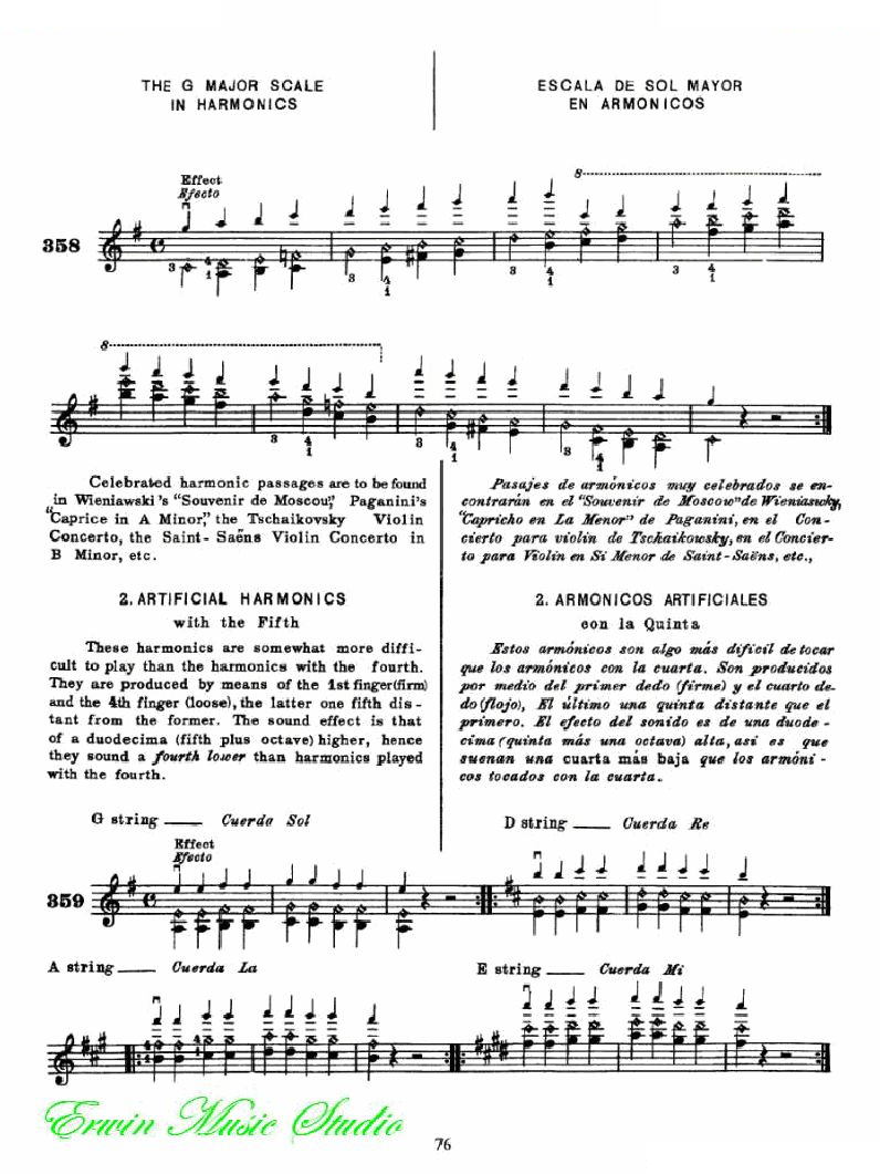 麦亚班克小提琴演奏法第五部分-第六和第七把位的位置 6 提琴谱