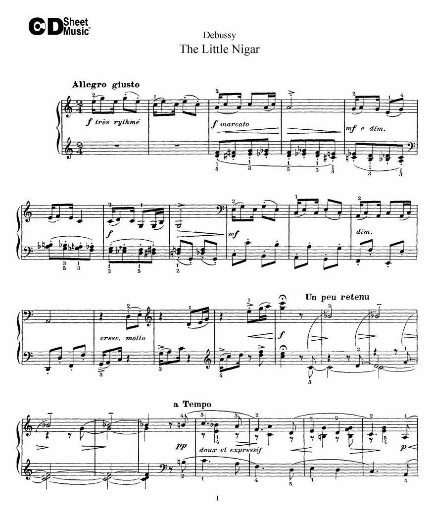 Debussy - The Little Nigar The Little Nigar -