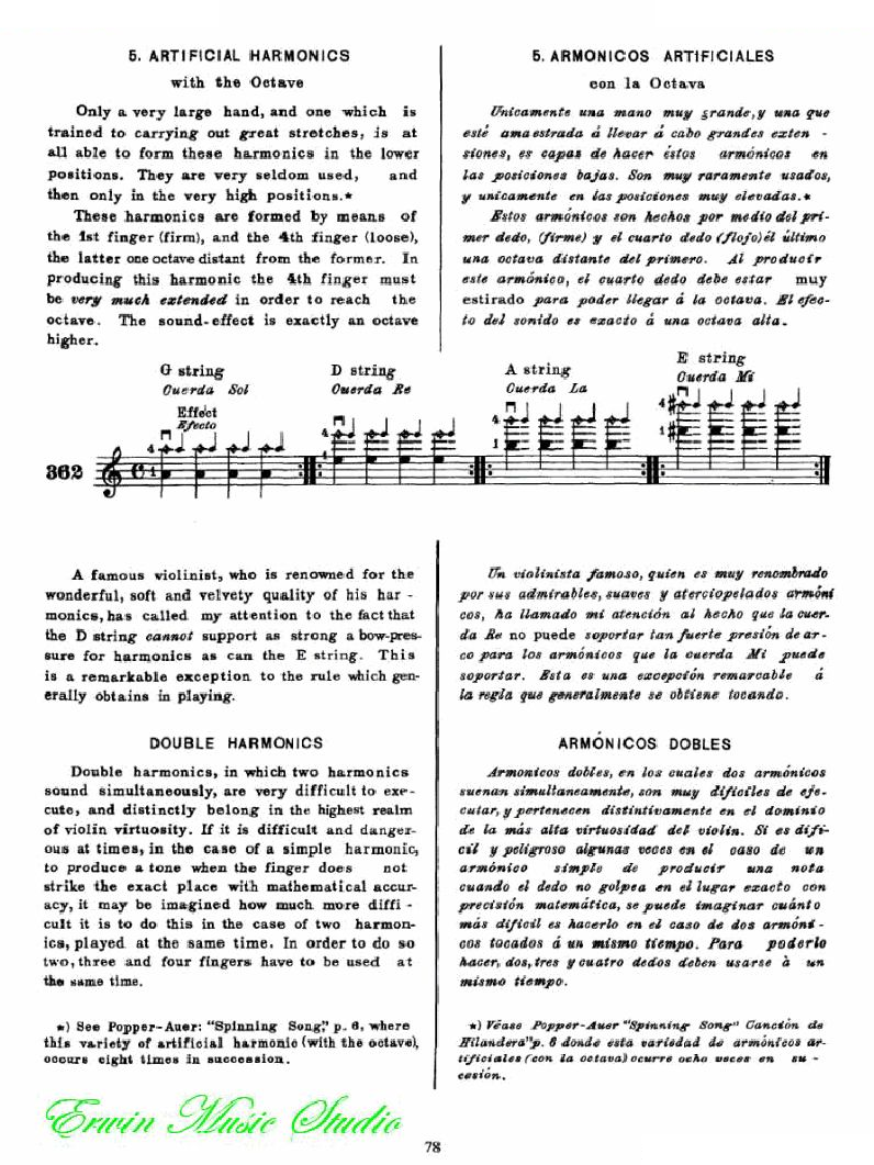 麦亚班克小提琴演奏法第五部分-第六和第七把位的位置 6 提琴谱
