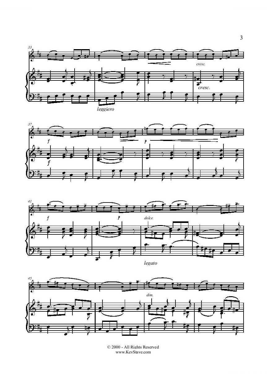 Bach - Gigue - Flute piano Gigue - Flute piano -