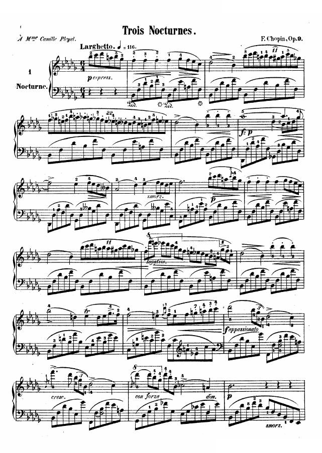 夜曲No.1 - Op.9-1 Op.9-1 肖邦-chopin -