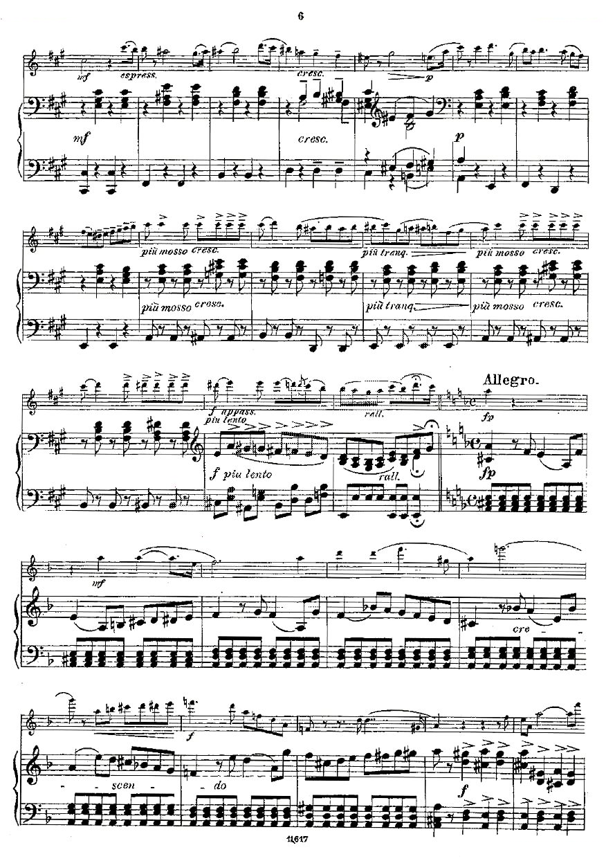 Opern-Transcriptionen.Op.45-6（长笛+钢琴伴奏） 铜管乐谱