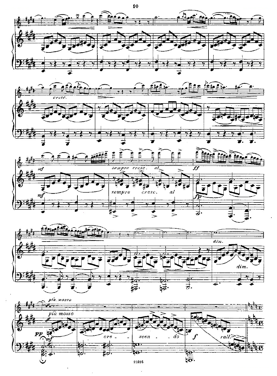 Opern-Transcriptionen.Op.45-2（长笛+钢琴伴奏） 铜管乐谱