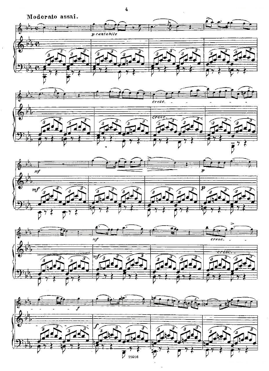 Opern-Transcriptionen.Op.45-2（长笛+钢琴伴奏） 铜管乐谱