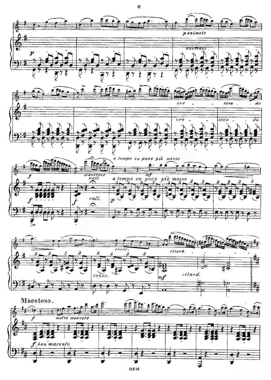 Opern-Transcriptionen.Op.45-2（长笛+钢琴伴奏） 笛萧谱
