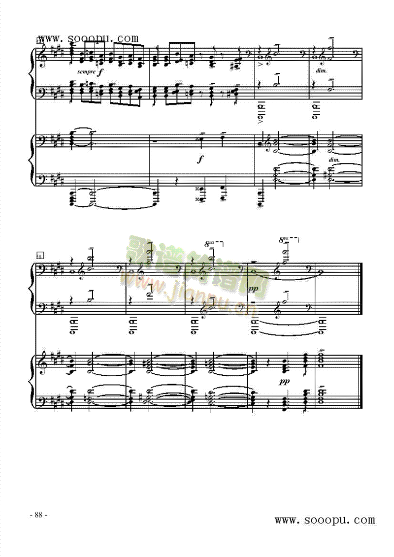 #C小调前奏曲—双钢琴 