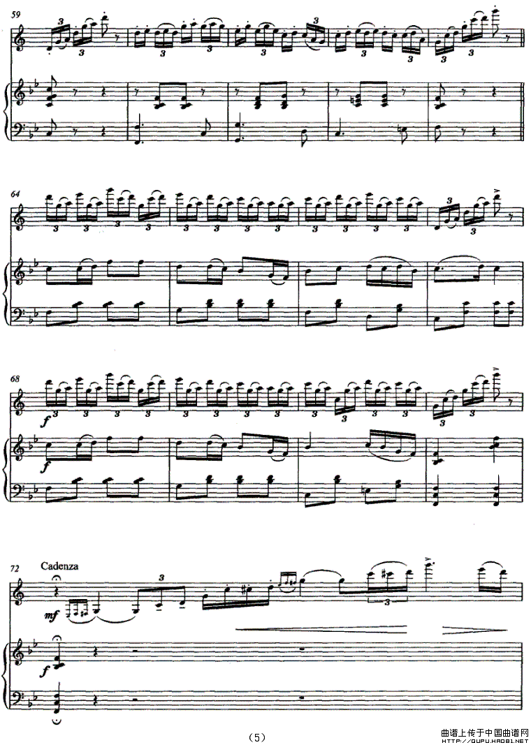 引子、主题与变奏（单簧管独奏）P5