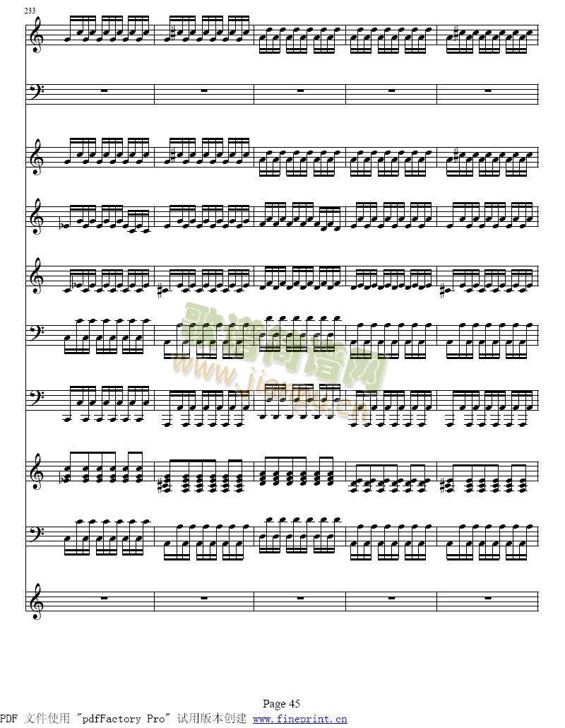维瓦尔蒂  四季 夏  小提琴协奏曲41-48