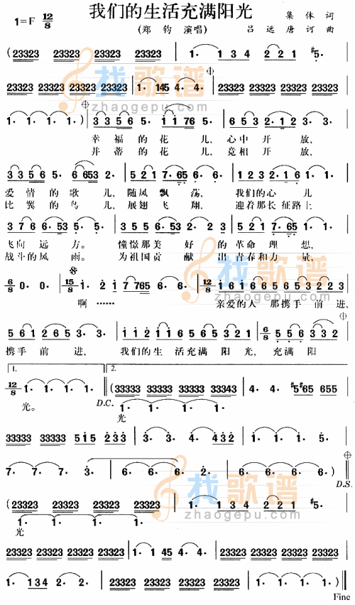 我们的生活充满阳光