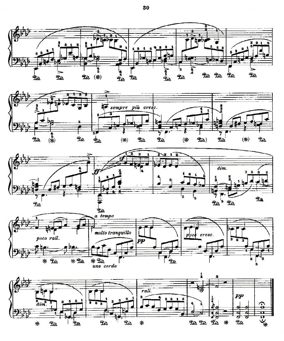 肖邦练习曲Fr.Chopin No 1