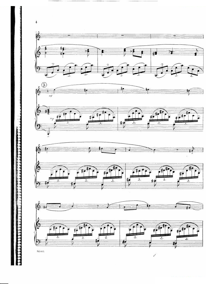 Burton, E Flute sonatina score