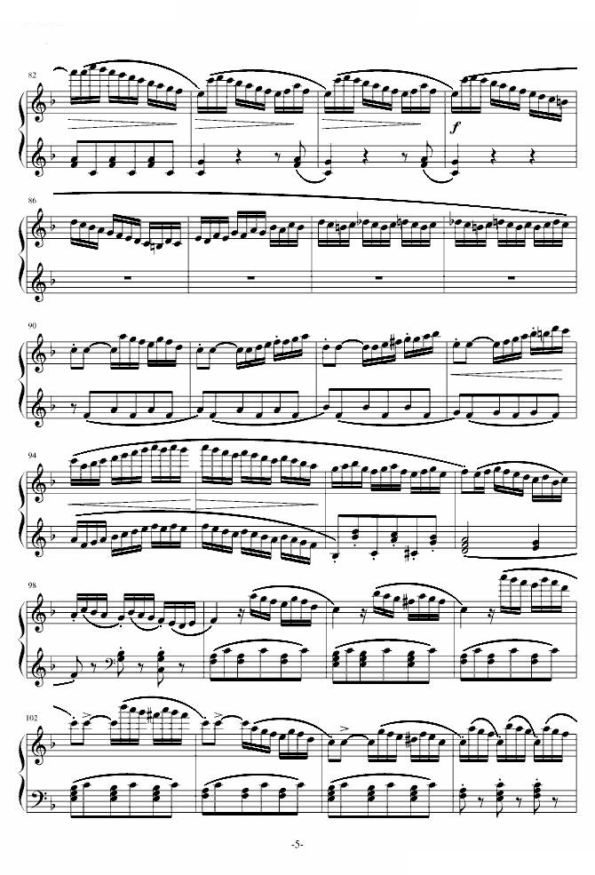 小奏鸣曲Op.20.No.3第三乐章