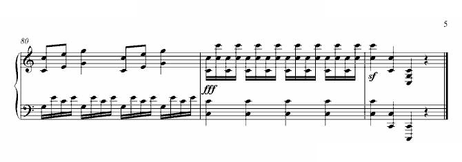 C大调奏鸣曲-第一乐章