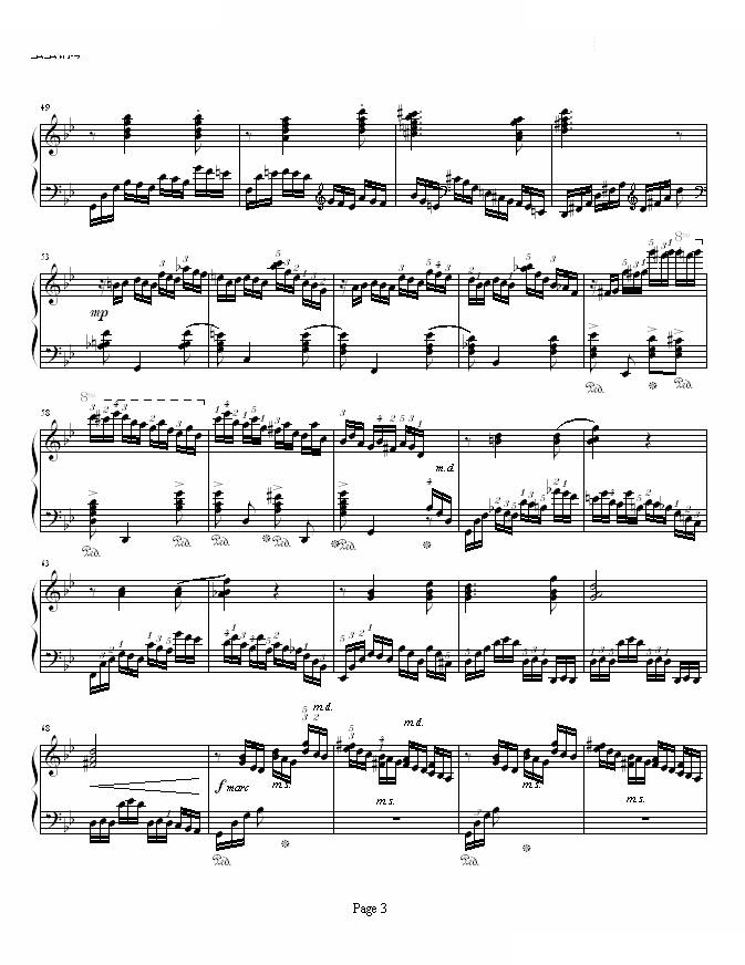 练习曲Op.72 No.2考级版