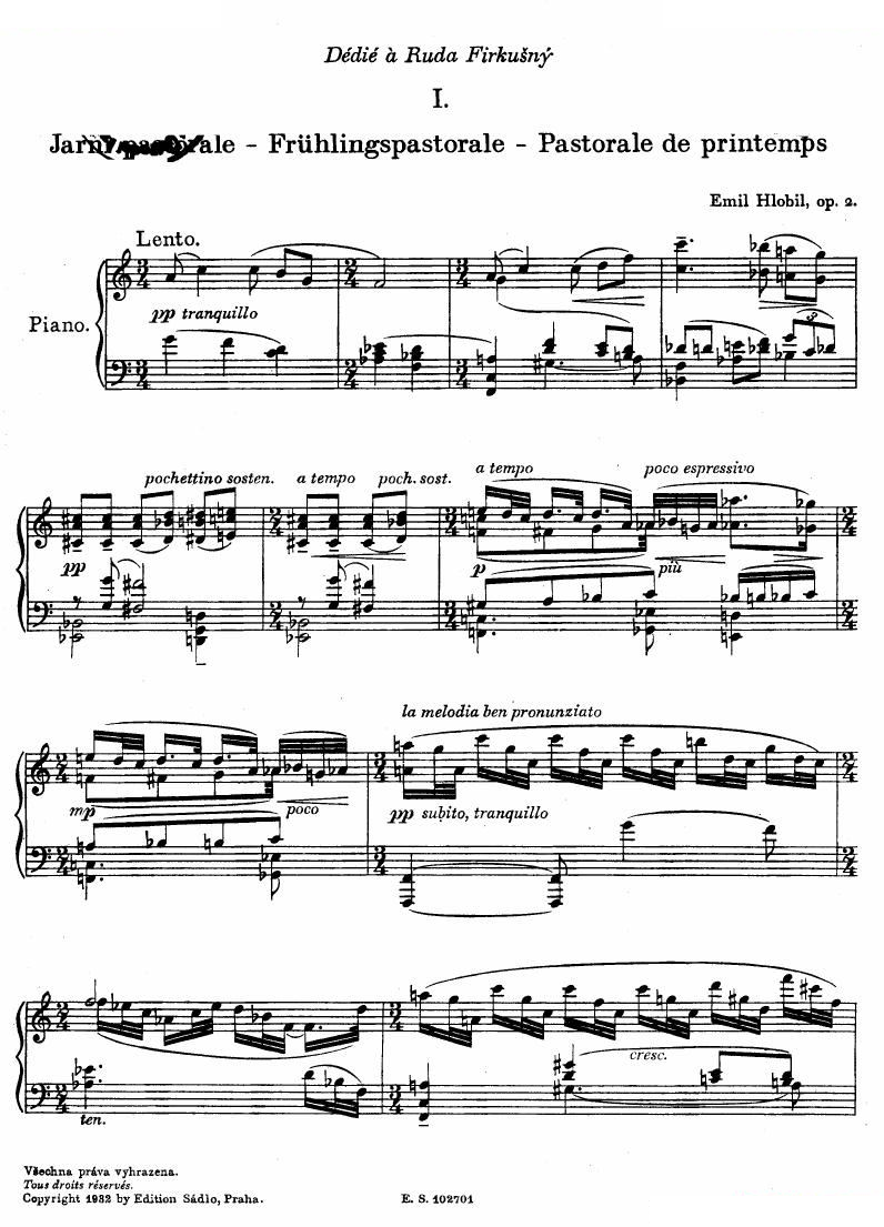 Hlobil_3 piano pieces op.2