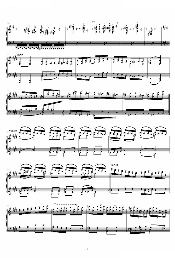 阿尔坎Op.39 No.12 变奏曲