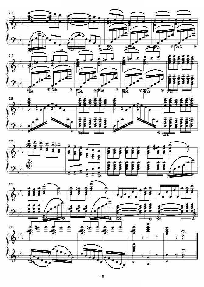 H20-降E大调钢琴奏鸣曲（第1乐章）