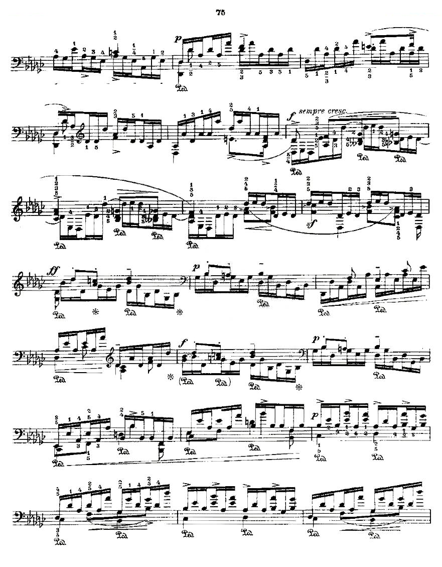 肖邦练习曲Fr.Chopin Op.10 No5-7