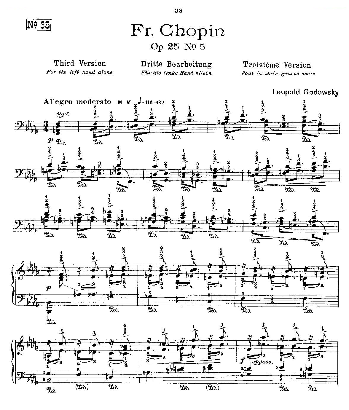 肖邦练习曲Fr.Chopin Op.25 No5-2