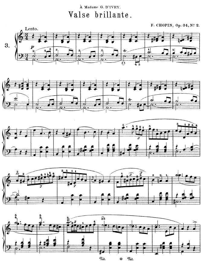 a小调圆舞曲作品34-2号