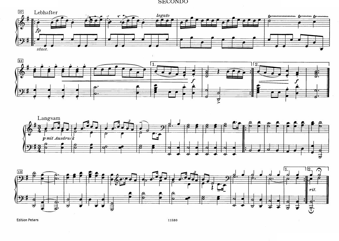 Bresgen Kuckucksuite for piano 4hands