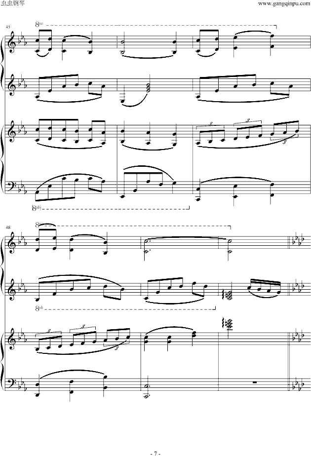 潘多拉之心插曲<<蕾西>>-双钢琴版（修改）
