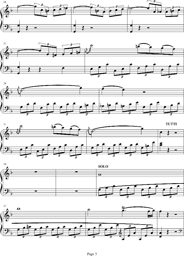 莫扎特第21号钢琴协奏曲 第二乐章 行板 K 467