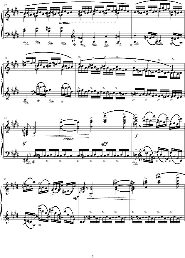 练习曲Op.10 No.4(原版）