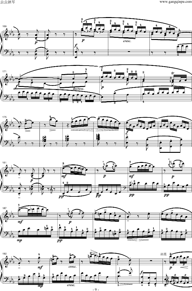 莫扎特-降B大调钢琴奏鸣曲