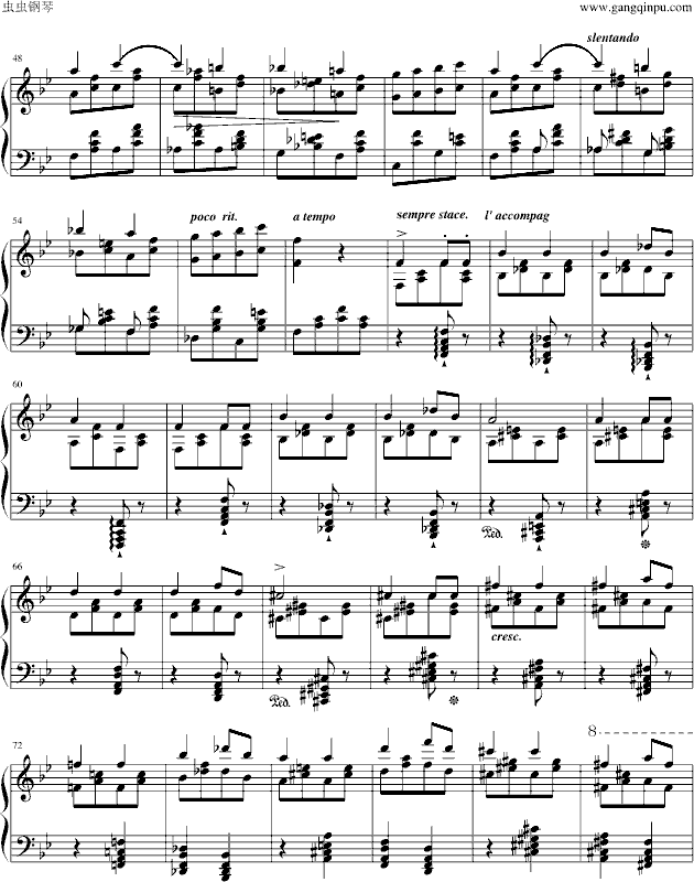 李斯特唐璜的回忆选段——香槟之歌  最难钢琴曲~