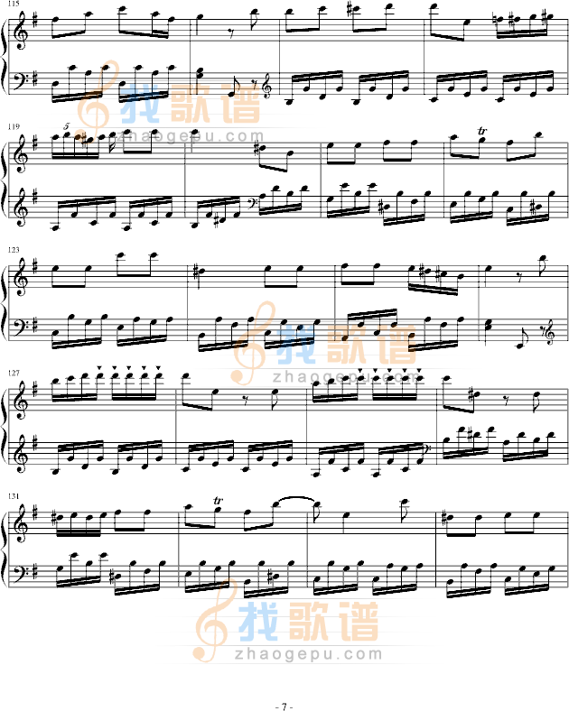 海顿钢琴奏鸣曲34-（终乐章）