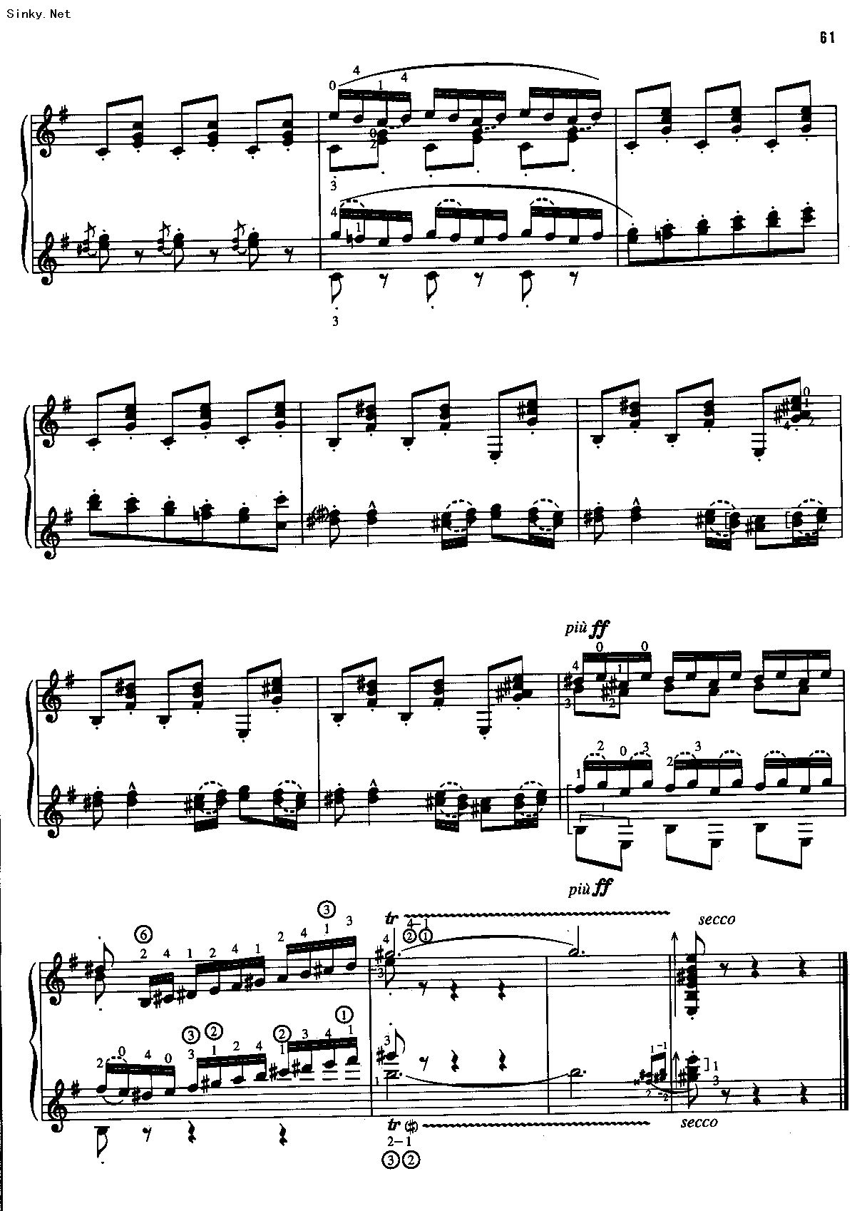 《卡门序曲 - 第一部分》,Georges Bizet（六线谱 调六线吉他谱-虫虫吉他谱免费下载