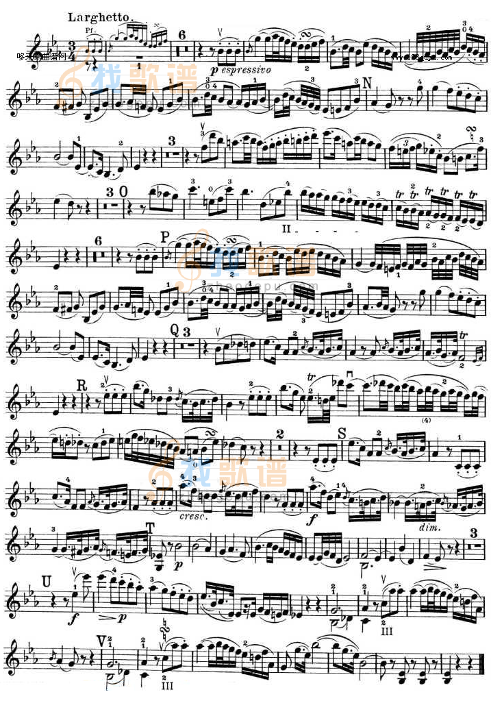 提琴三重奏 第二首 降B大调 K.502之Violin TRIO