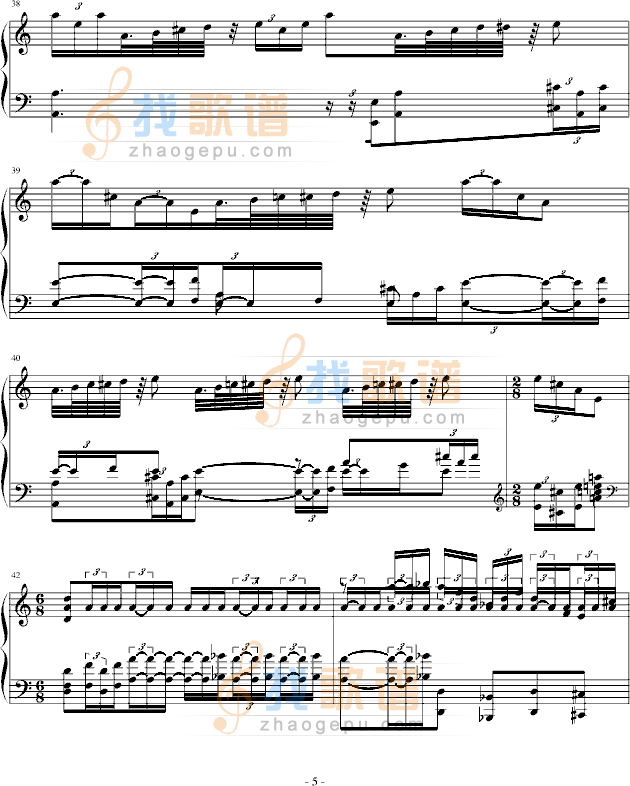 高达SEED-D交响组曲第5章 钢琴版