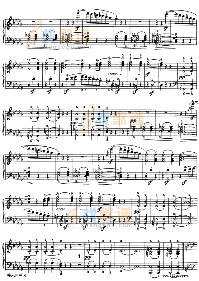 F大调第六钢琴奏鸣曲 - Op.10—2-贝多芬