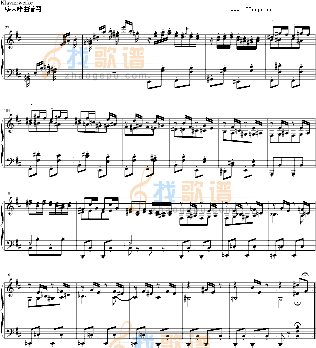 随想曲Op.76 No.2-勃拉姆斯