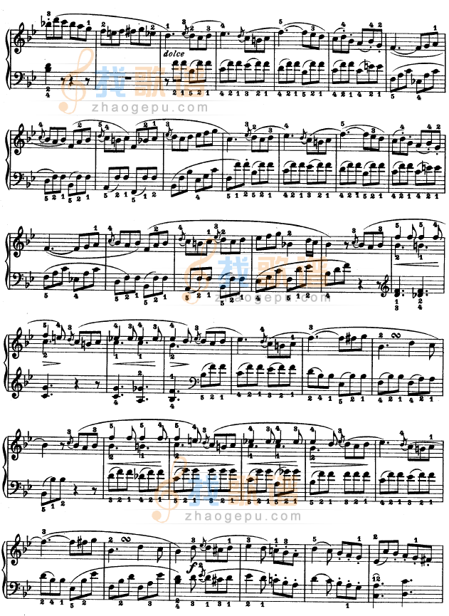 第十九钢琴奏鸣曲-（Op.49 No.1）