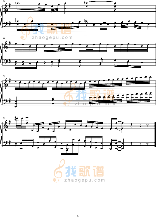 火影忍者原声音乐激と撃钢琴版