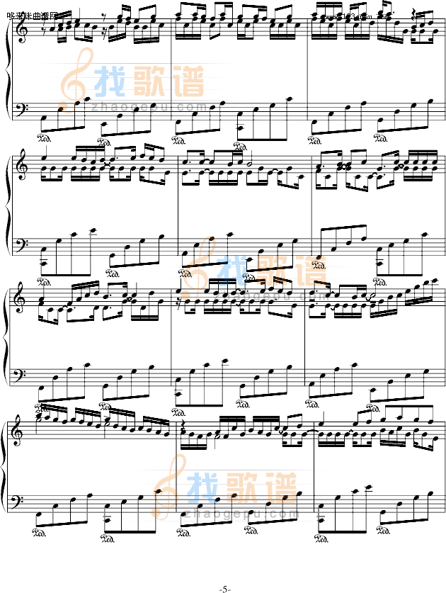 卡农-（C Major）接近原版-帕赫贝尔-Pachelbel