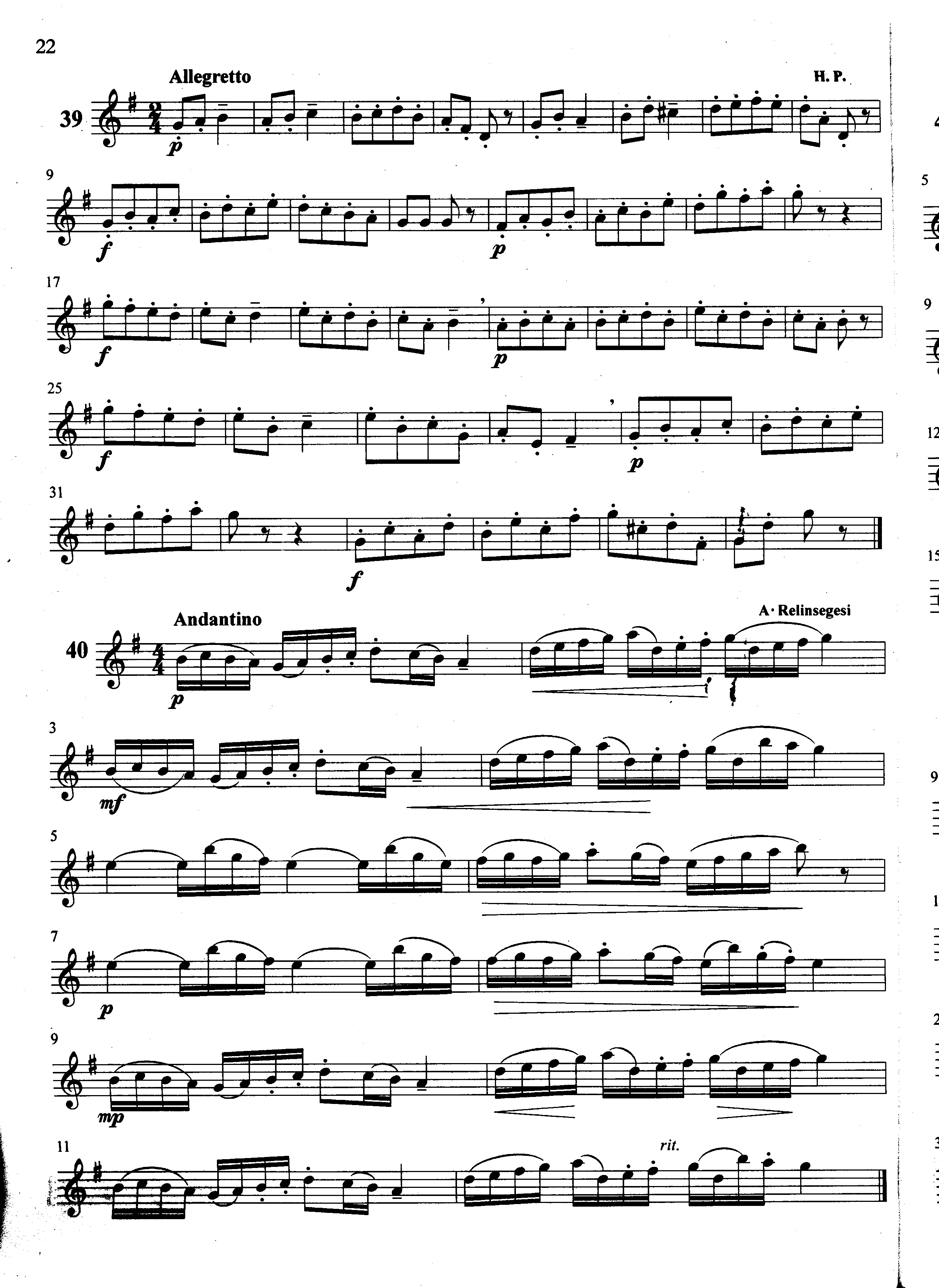 萨克斯管练习曲第100—022页