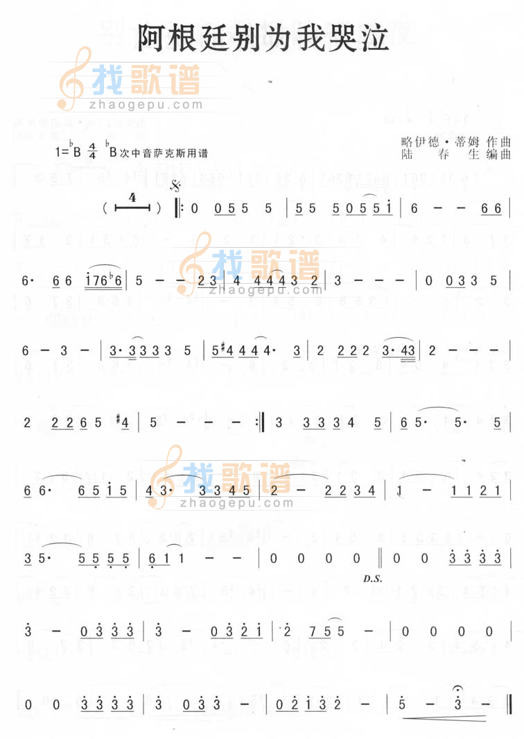 阿根廷别为我哭泣（张靓颖）