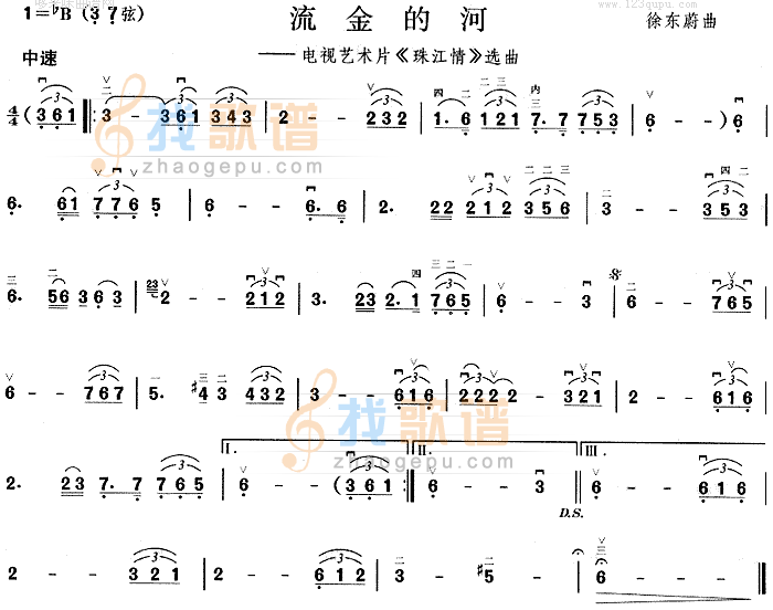 流金的河(珠江情选曲)