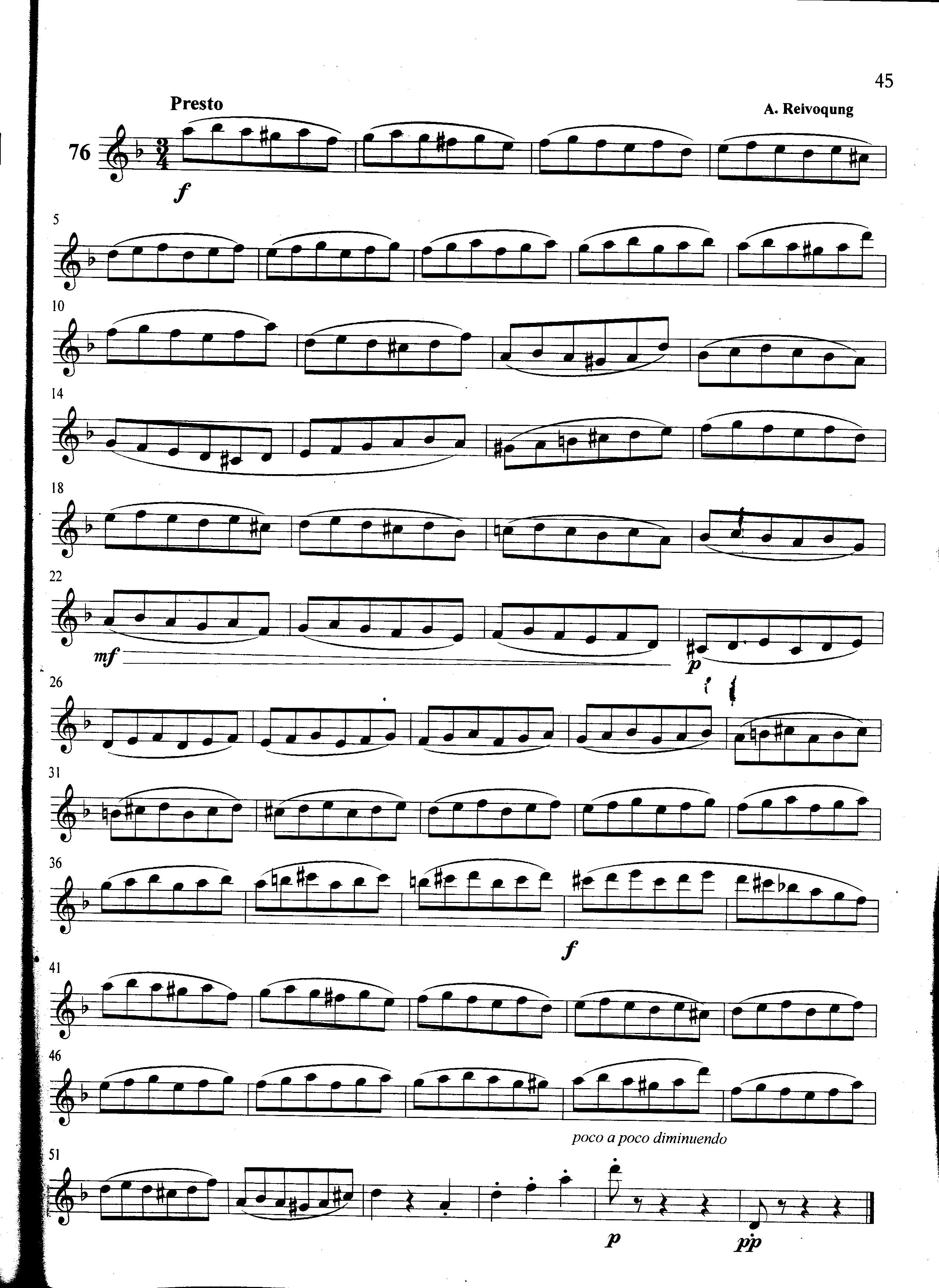 萨克斯管练习曲第100—045页