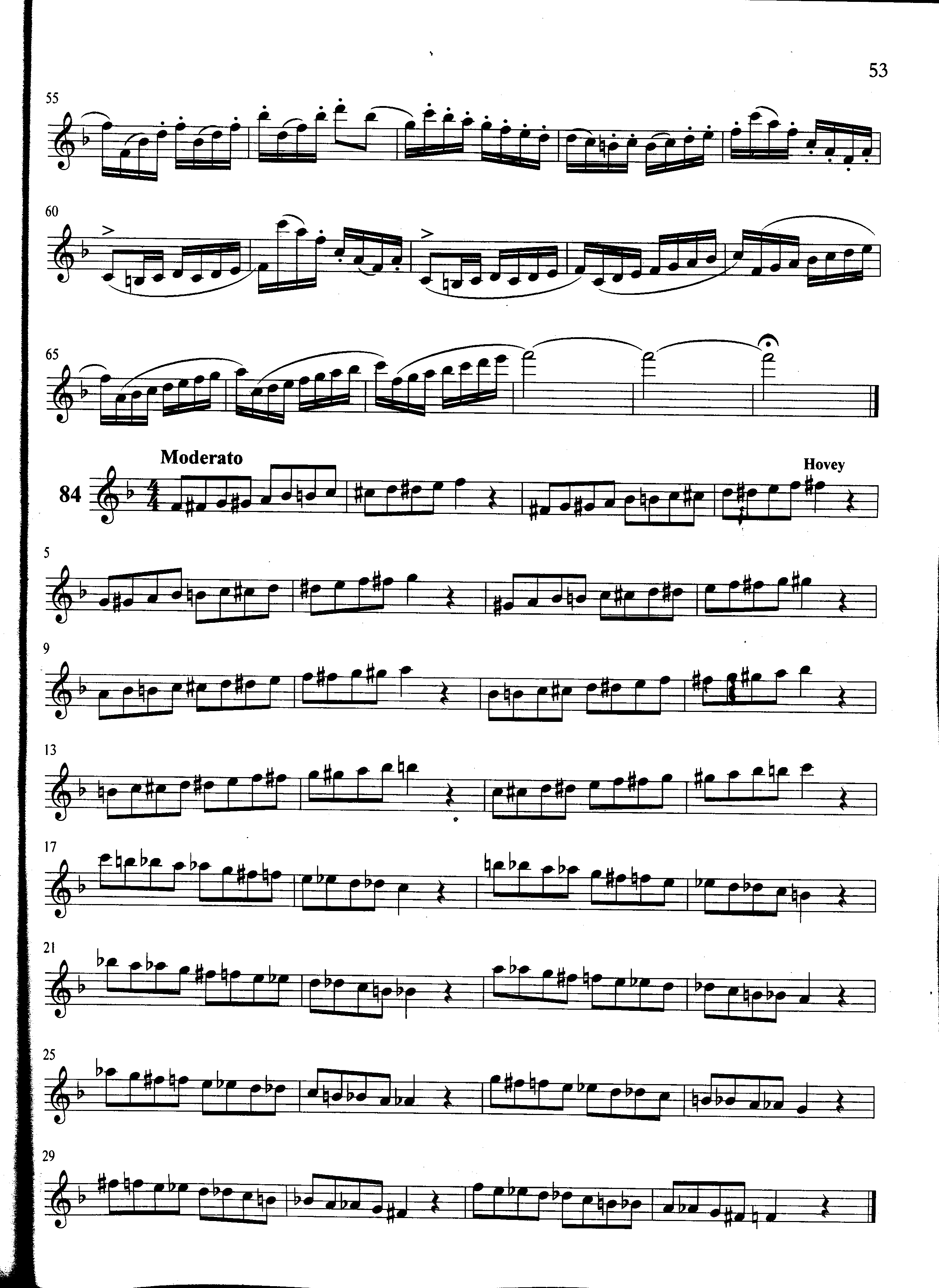 萨克斯管练习曲第100—053页