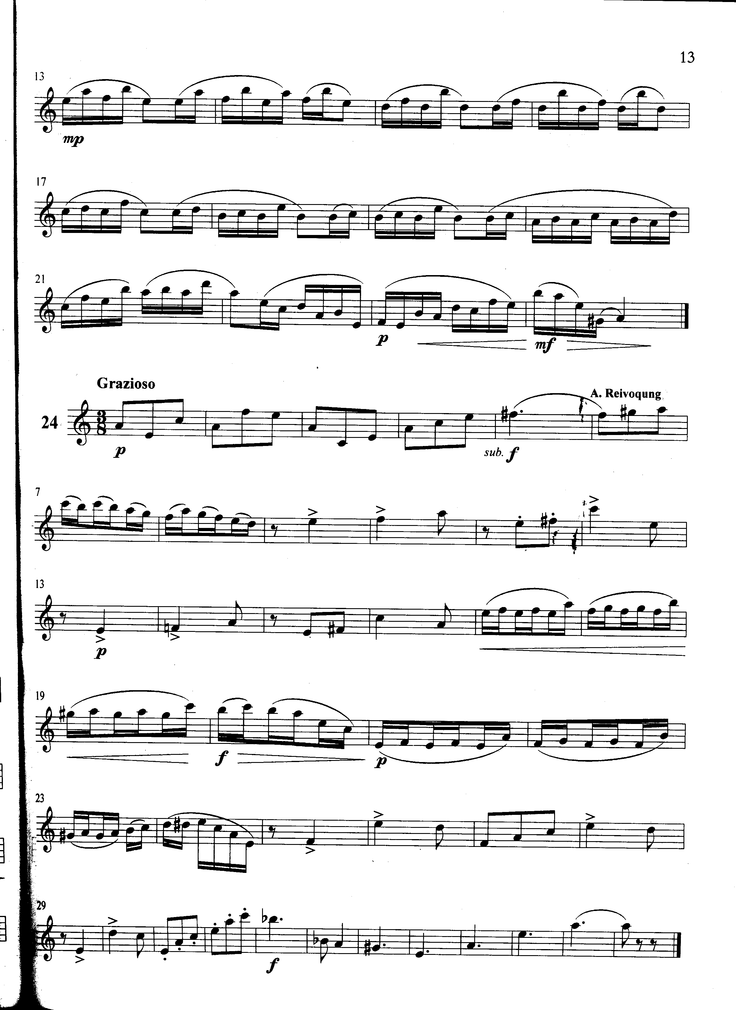 萨克斯管练习曲第100—013页
