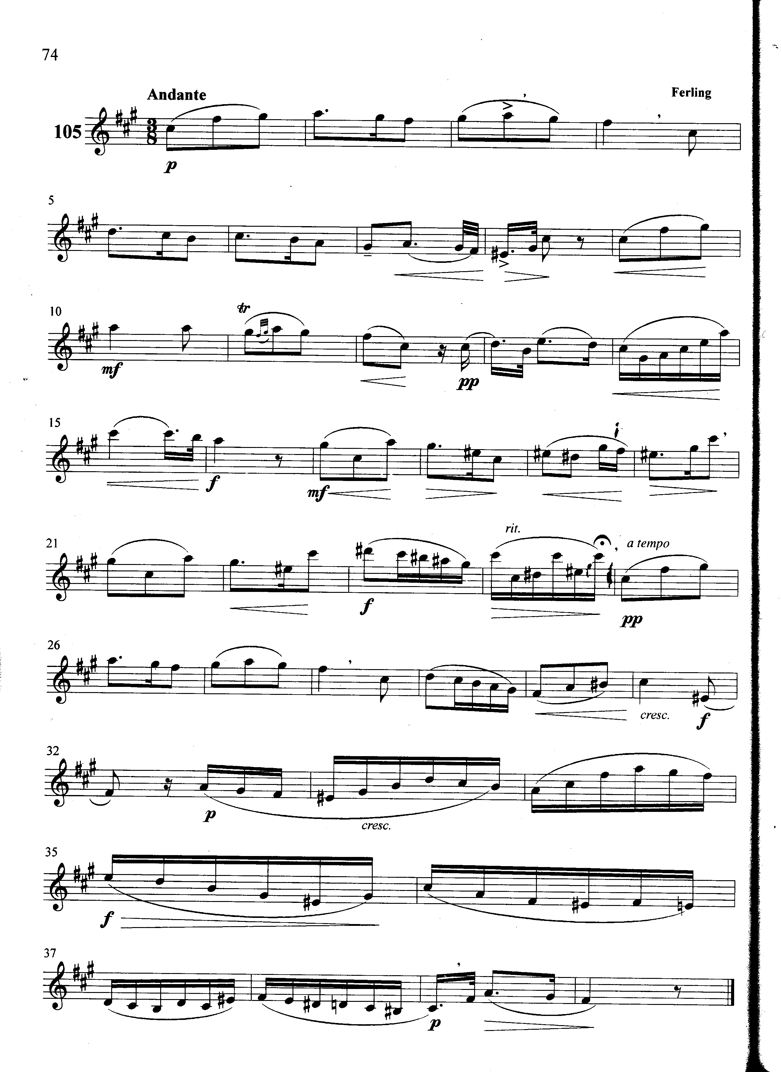 萨克斯管练习曲第100—074页