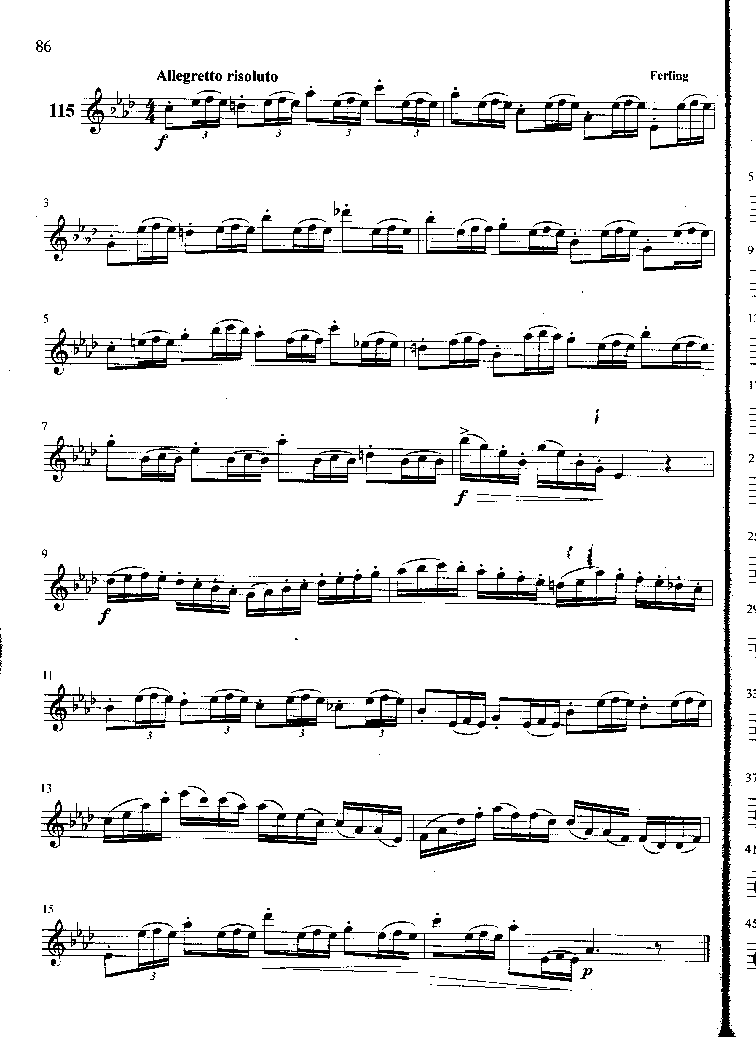 萨克斯管练习曲第100—086页