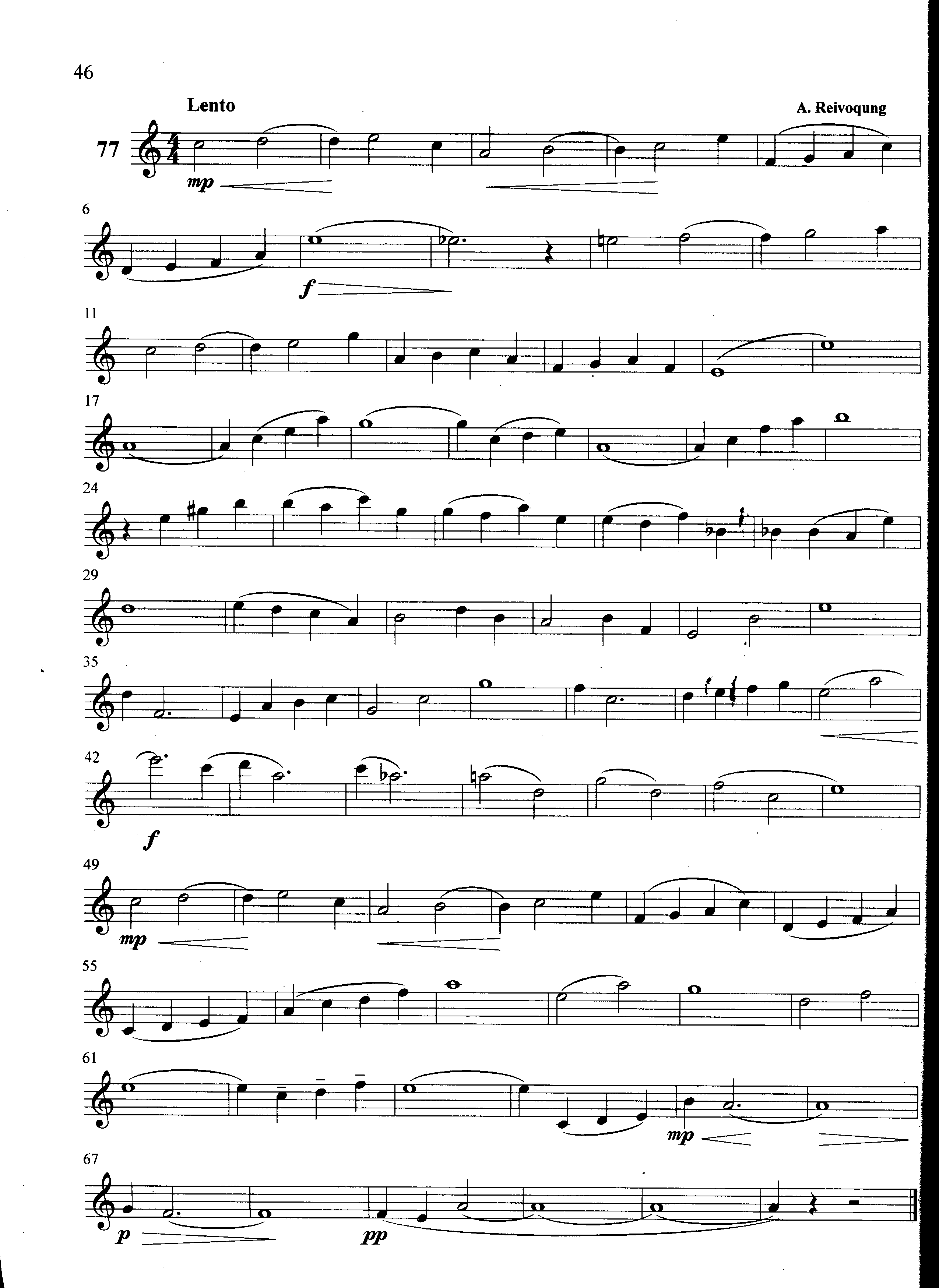 萨克斯管练习曲第100—046页